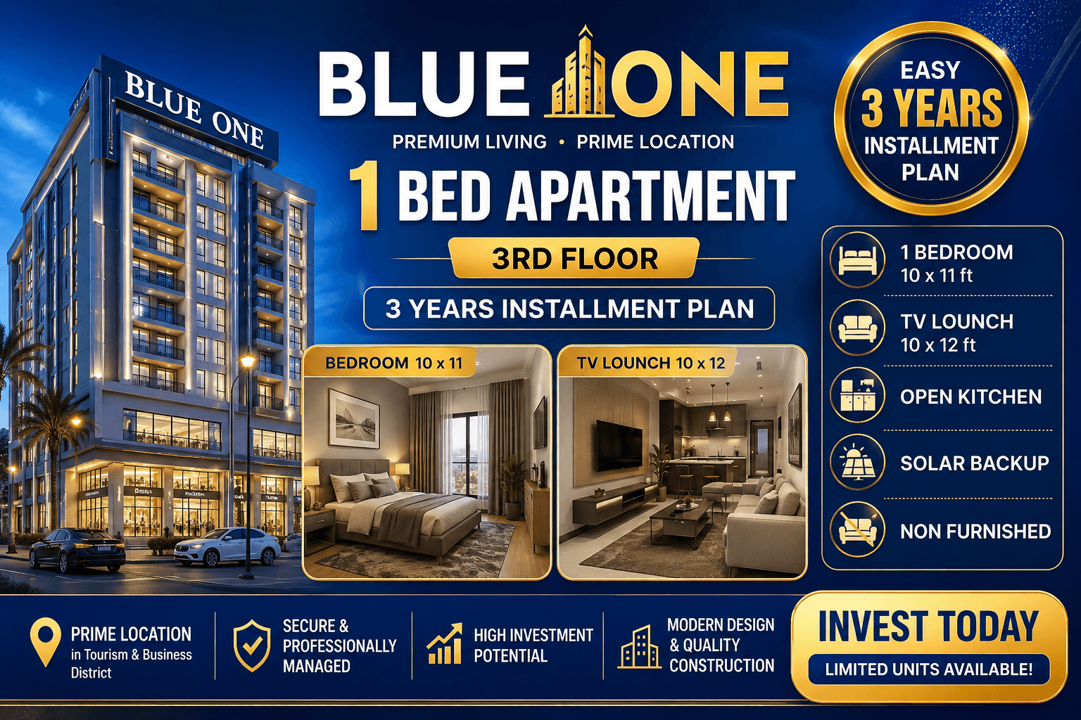 1 Bed Apartment On 3 Years Installment Plan 1 Bed Apartment On 3 Years Installment Plan